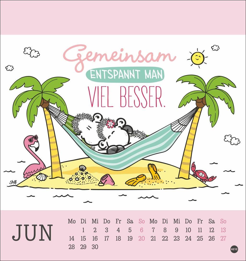 Beispielinhalt (Bild) sheepworld Postkartenkalender 2027