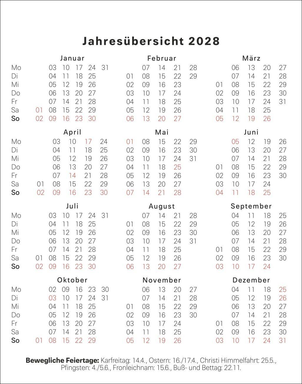 Beispielinhalt (Bild) Simons Katze Tagesabreißkalender 2027
