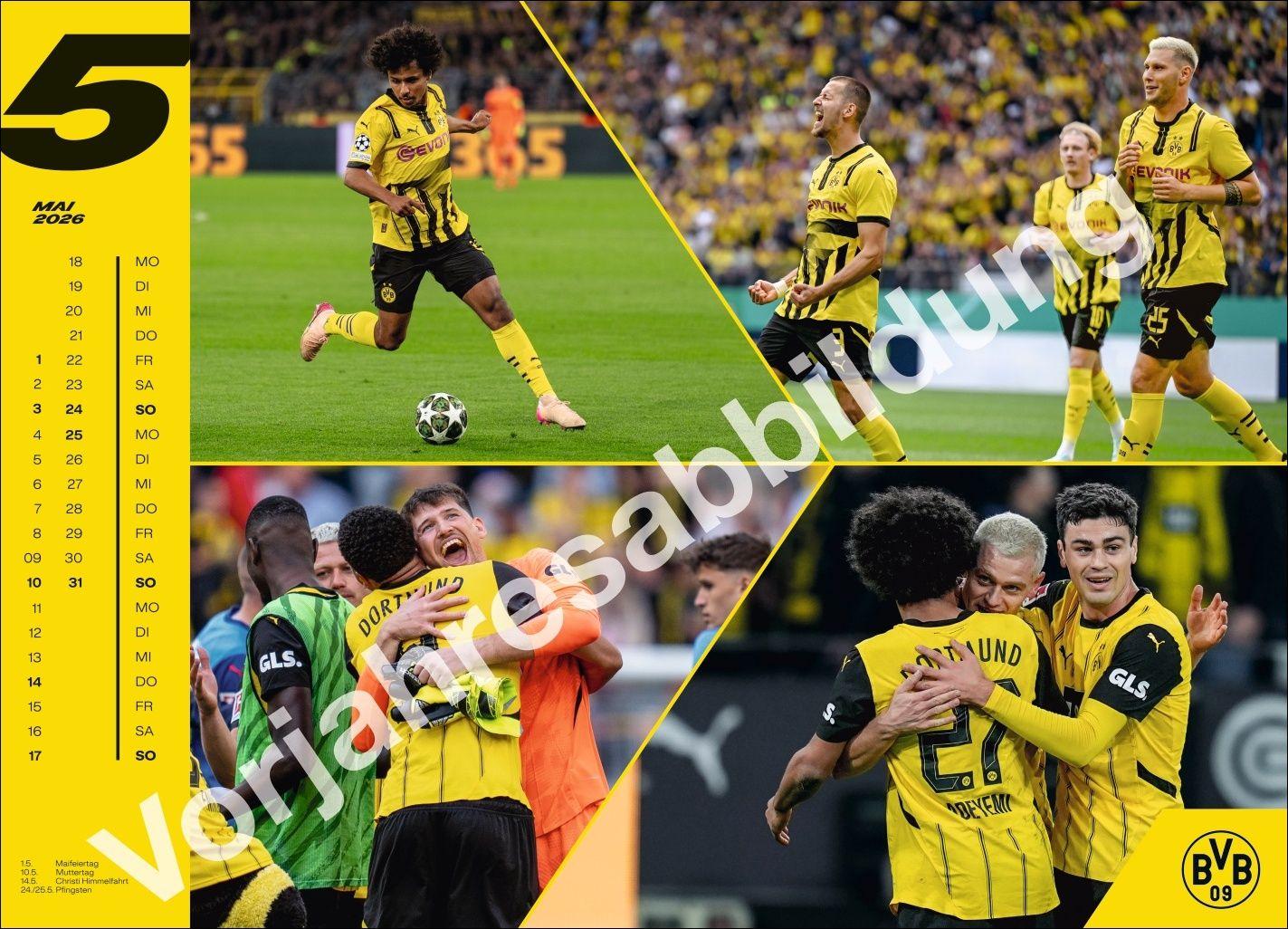 Beispielinhalt (Bild) BVB Edition Kalender 2027