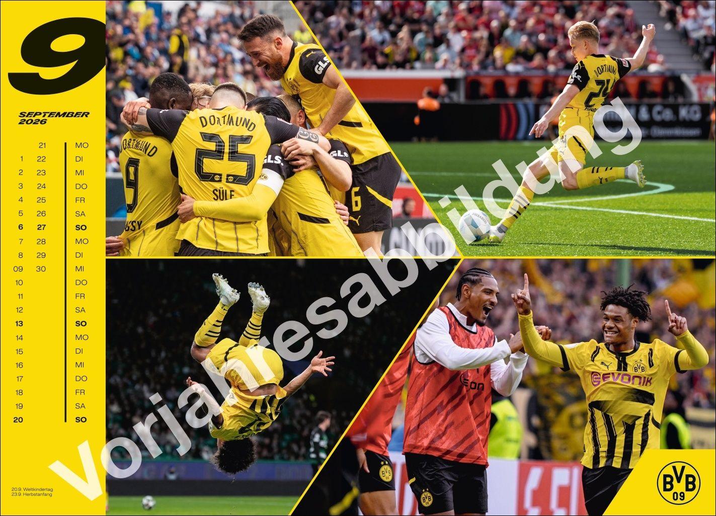 Beispielinhalt (Bild) BVB Edition Kalender 2027