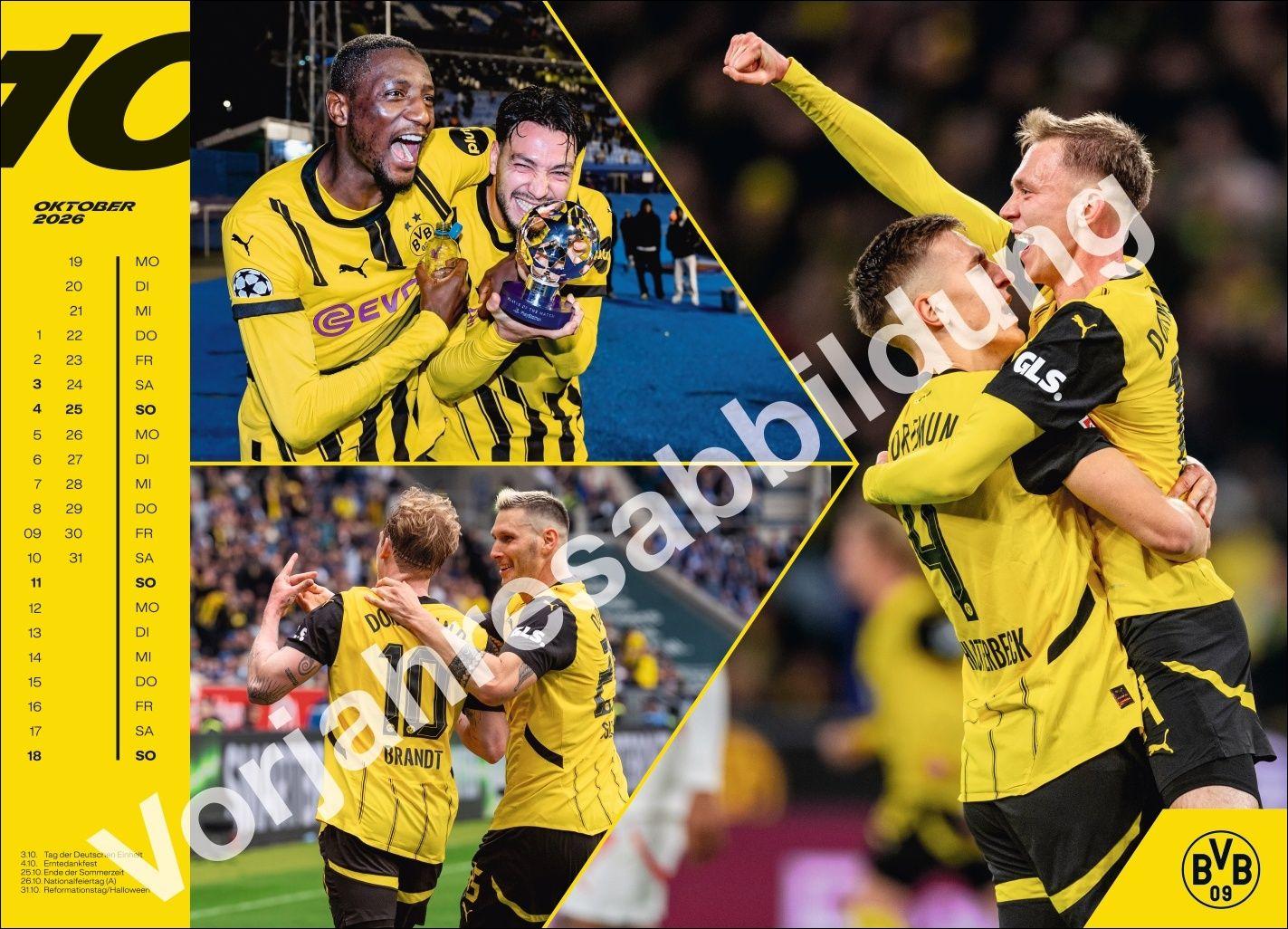 Beispielinhalt (Bild) BVB Edition Kalender 2027