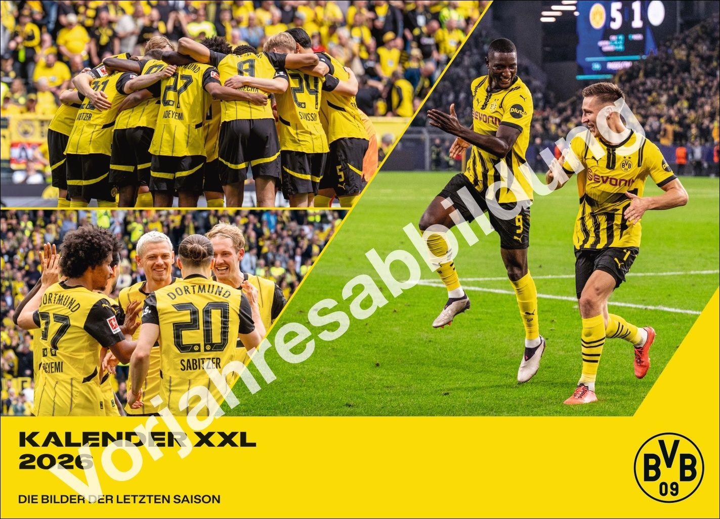 Vorderes Coverbild BVB Edition Kalender 2027