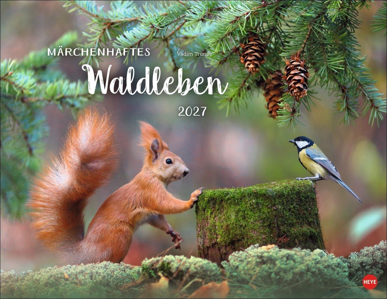 Vorderes Coverbild Vadim Trunov: Märchenhaftes Waldleben Posterkalender 2027