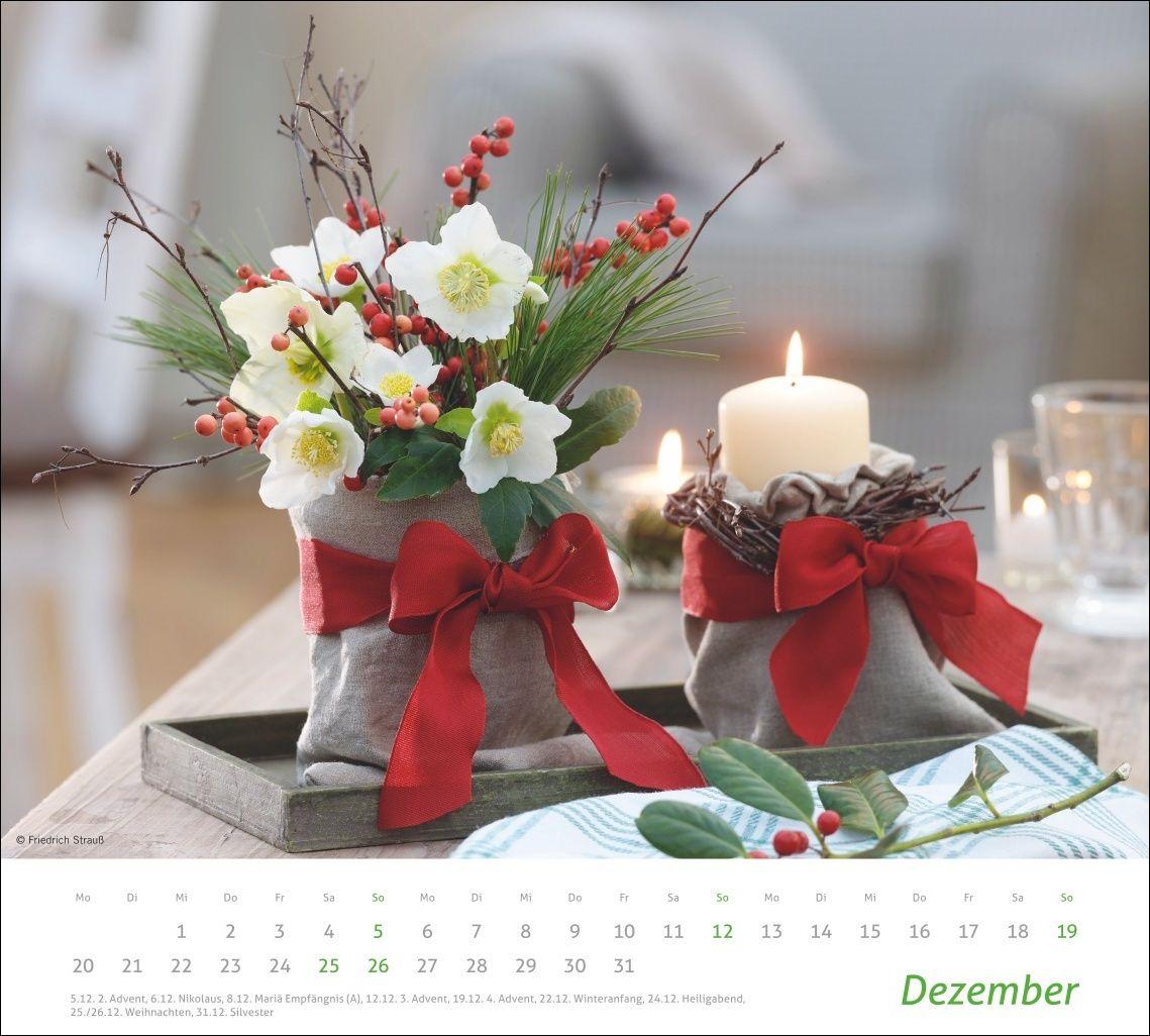 Beispielinhalt (Bild) times&more Blumen Bildkalender 2027