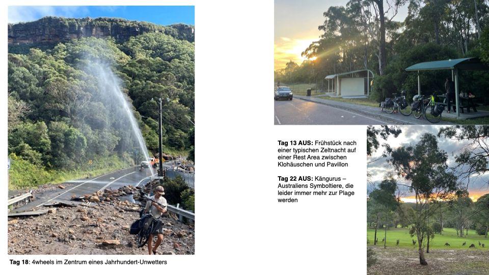 Beispielinhalt (Bild) 4wheels - Auf dem Fahrrad um die Welt