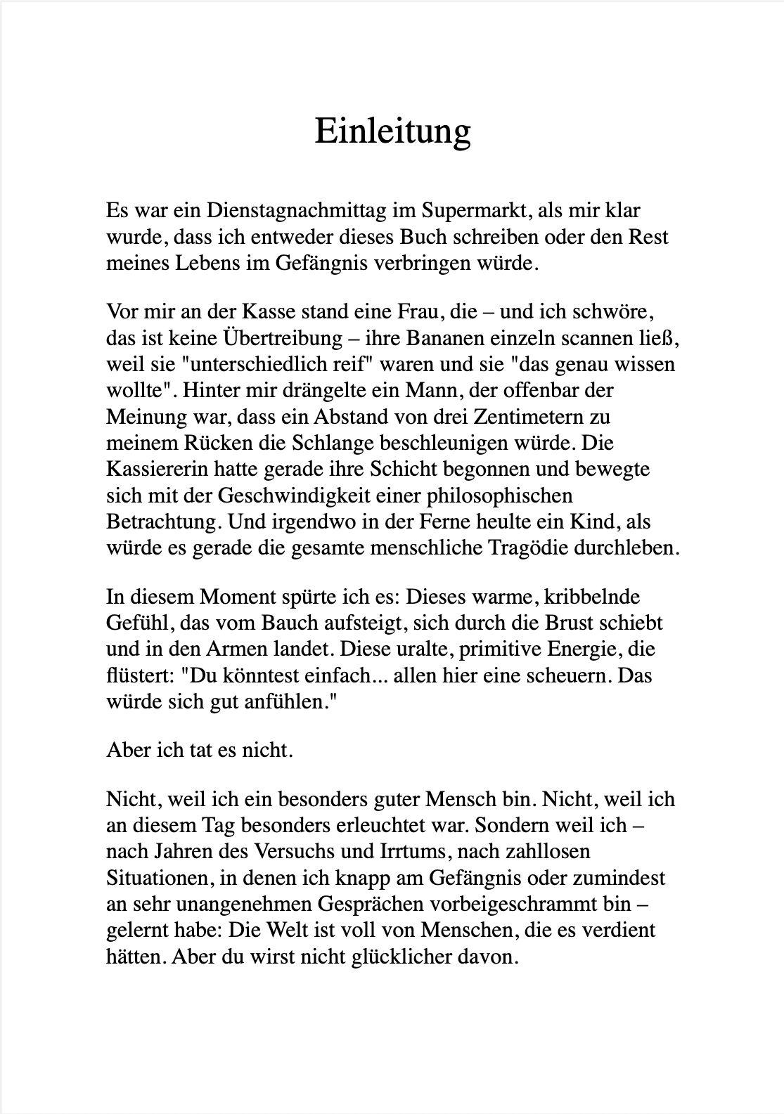 Beispielinhalt (Bild) ZEN UND DIE KUNST, DEN LEUTEN NICHT AUF DIE SCHNAUZE ZU HAUEN