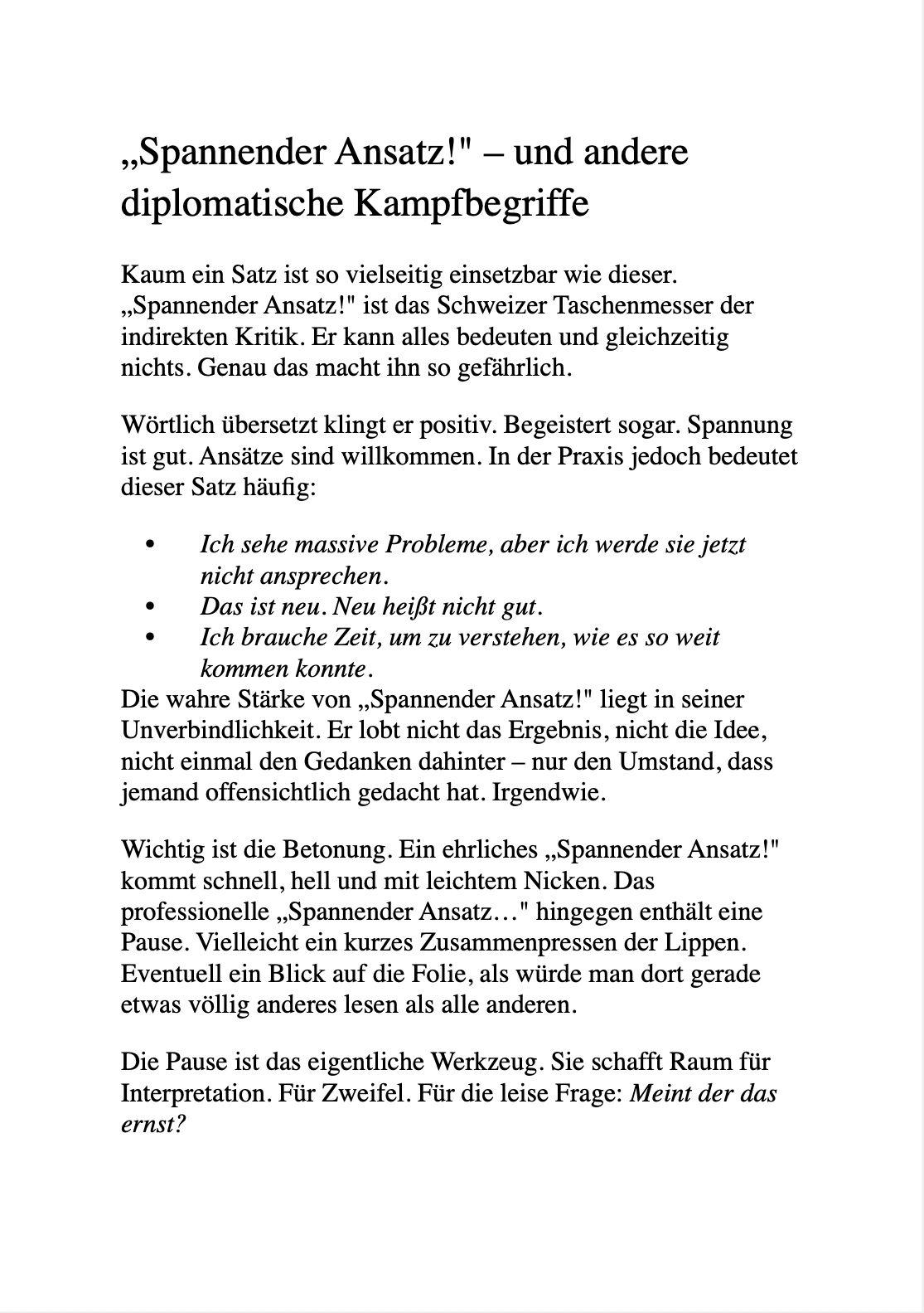 Beispielinhalt (Bild) VON PERSONALABTEILUNG GENEHMIGT: 52 WEGE, DEINEN KOLLEGEN ZU SAGEN, DASS SIE DUMM SIND