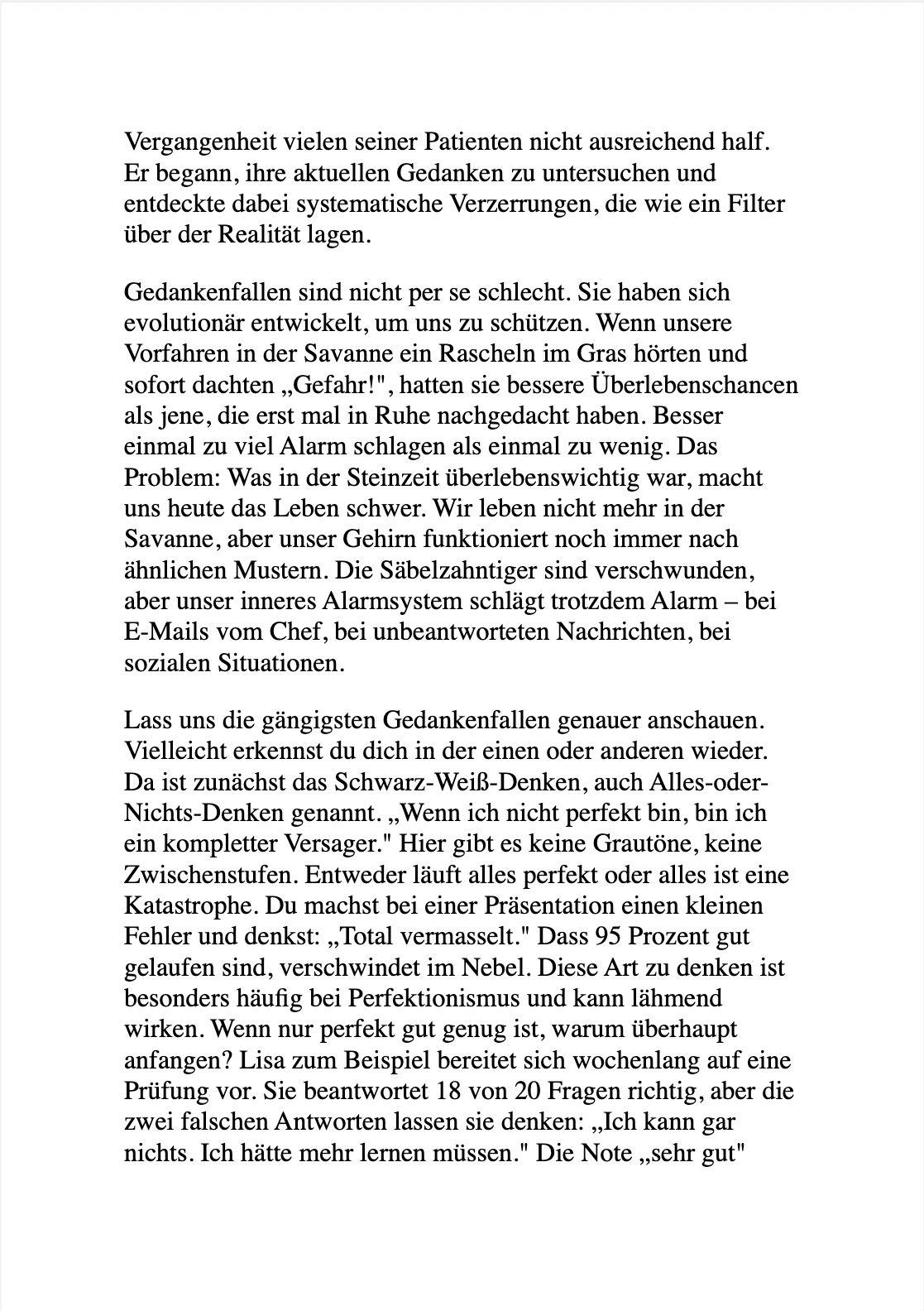 Beispielinhalt (Bild) EINMAL THERAPIE ZUM MITNEHMEN, BITTE!