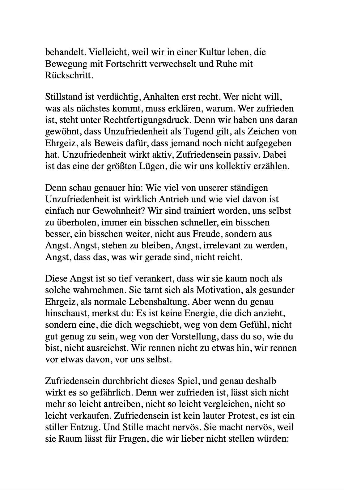 Beispielinhalt (Bild) DER HEI¿E SCHEI¿ VOM ZUFRIEDENSEIN