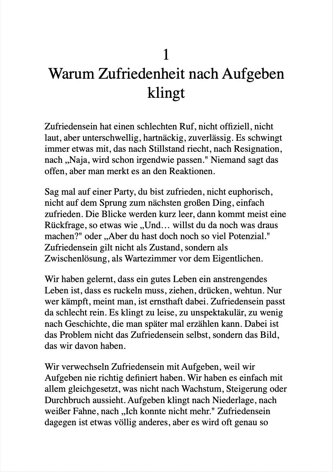 Beispielinhalt (Bild) DER HEI¿E SCHEI¿ VOM ZUFRIEDENSEIN