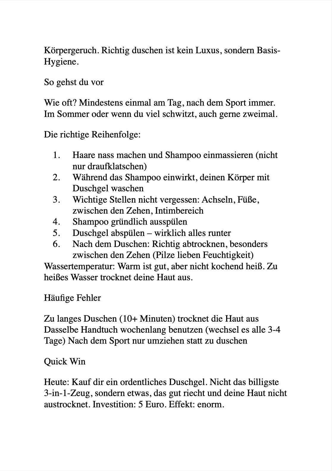 Beispielinhalt (Bild) ALLES, WAS EIN TEENAGE-JUNGE ÜBER DAS ERWACHSENWERDEN WISSEN MUSS