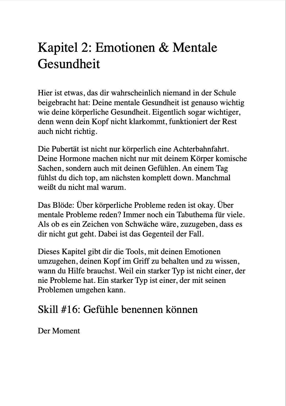 Beispielinhalt (Bild) ALLES, WAS EIN TEENAGE-JUNGE ÜBER DAS ERWACHSENWERDEN WISSEN MUSS