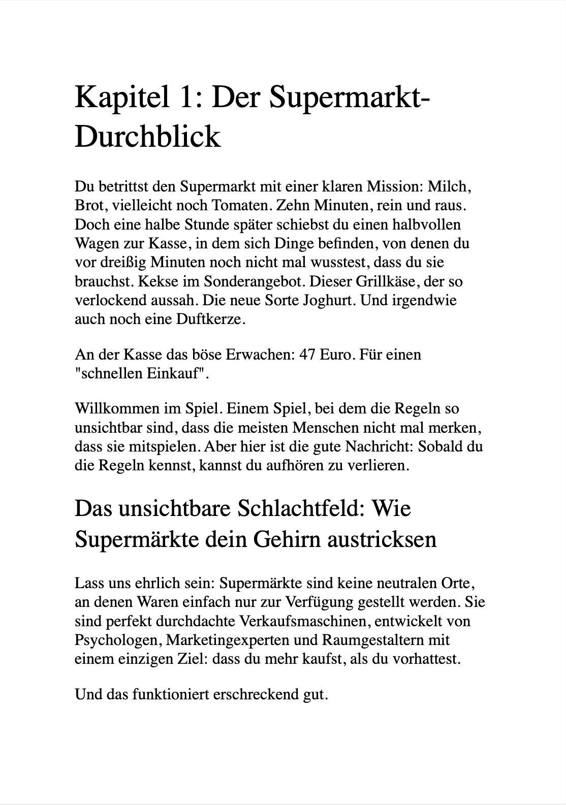 Beispielinhalt (Bild) INFLATION KANN MICH MAL!