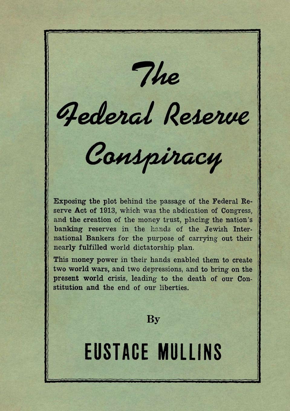 Vorderes Coverbild The Federal Reserve Conspiracy