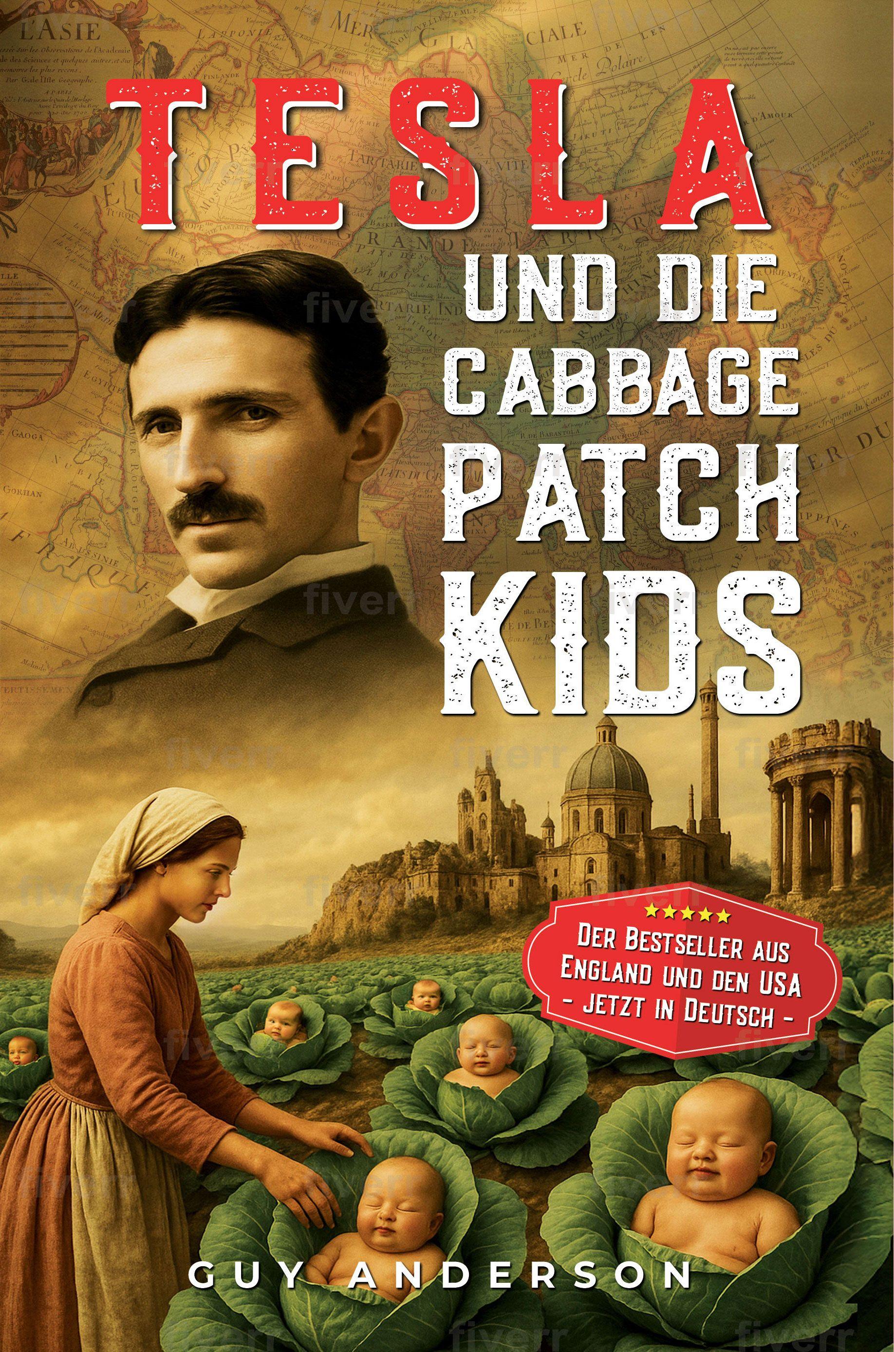 Vorderes Coverbild Tesla und die Cabbage Patch Kids: Die Erforschung des verlorenen Reiches von Tartaria und des Resets von 1776