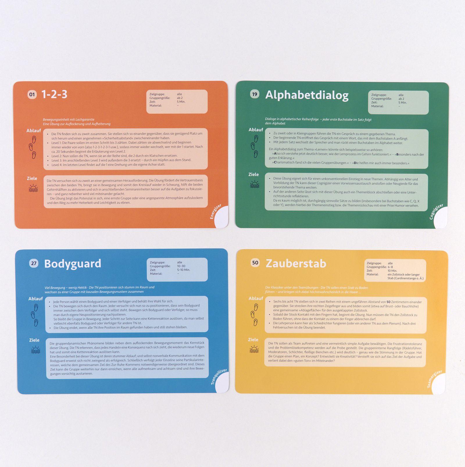 Beispielinhalt (Bild) Unterricht und Seminare lebendig gestalten