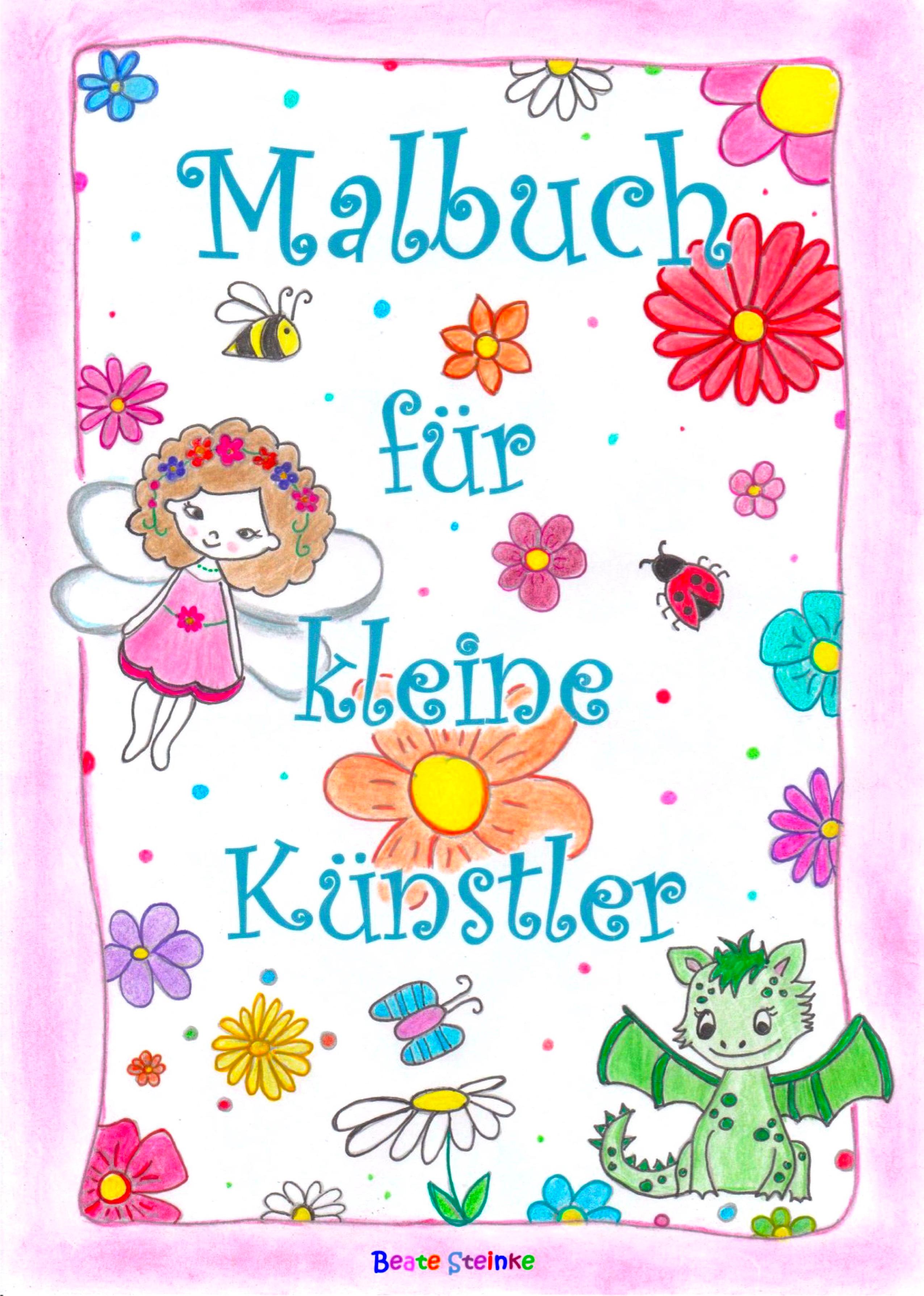 Vorderes Coverbild Malbuch für kleine Künstler