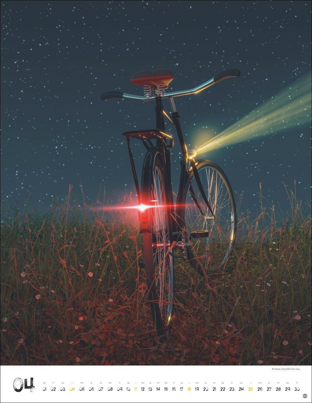 Beispielinhalt (Bild) Bike Art Posterkalender 2027