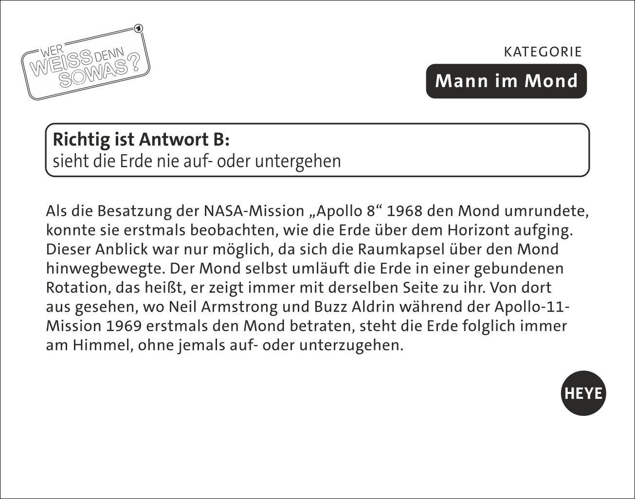 Beispielinhalt (Bild) Wer weiß denn sowas? Tagesabreißkalender 2027