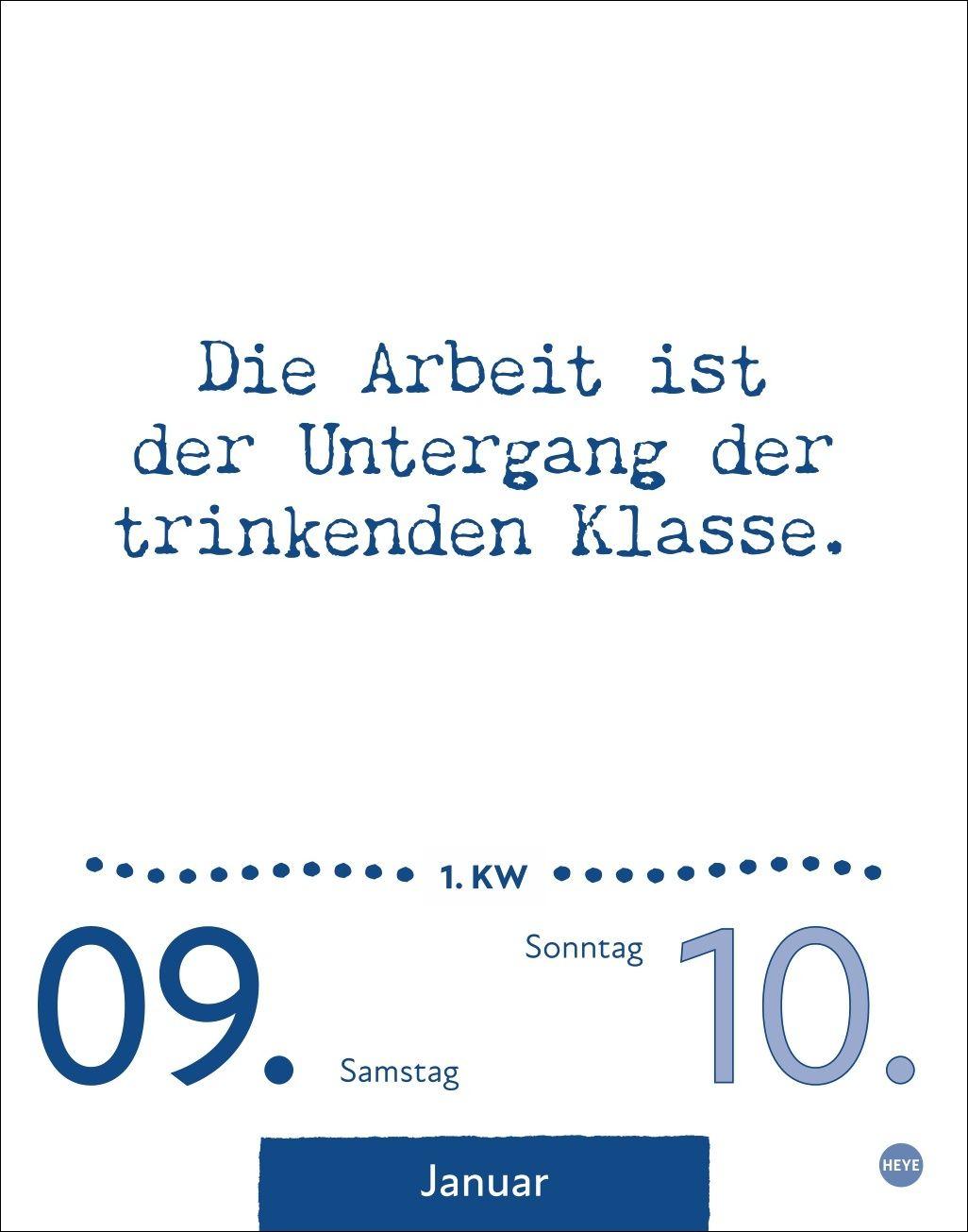 Beispielinhalt (Bild) Dumme Sprüche für jeden Anlass Tagesabreißkalender 2027