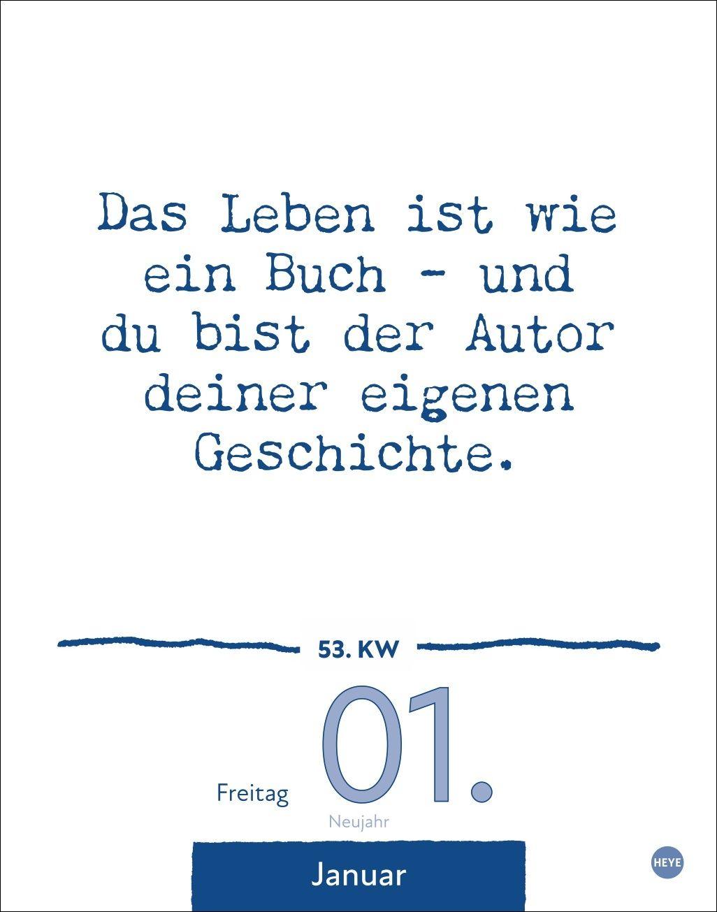 Beispielinhalt (Bild) Dumme Sprüche für jeden Anlass Tagesabreißkalender 2027