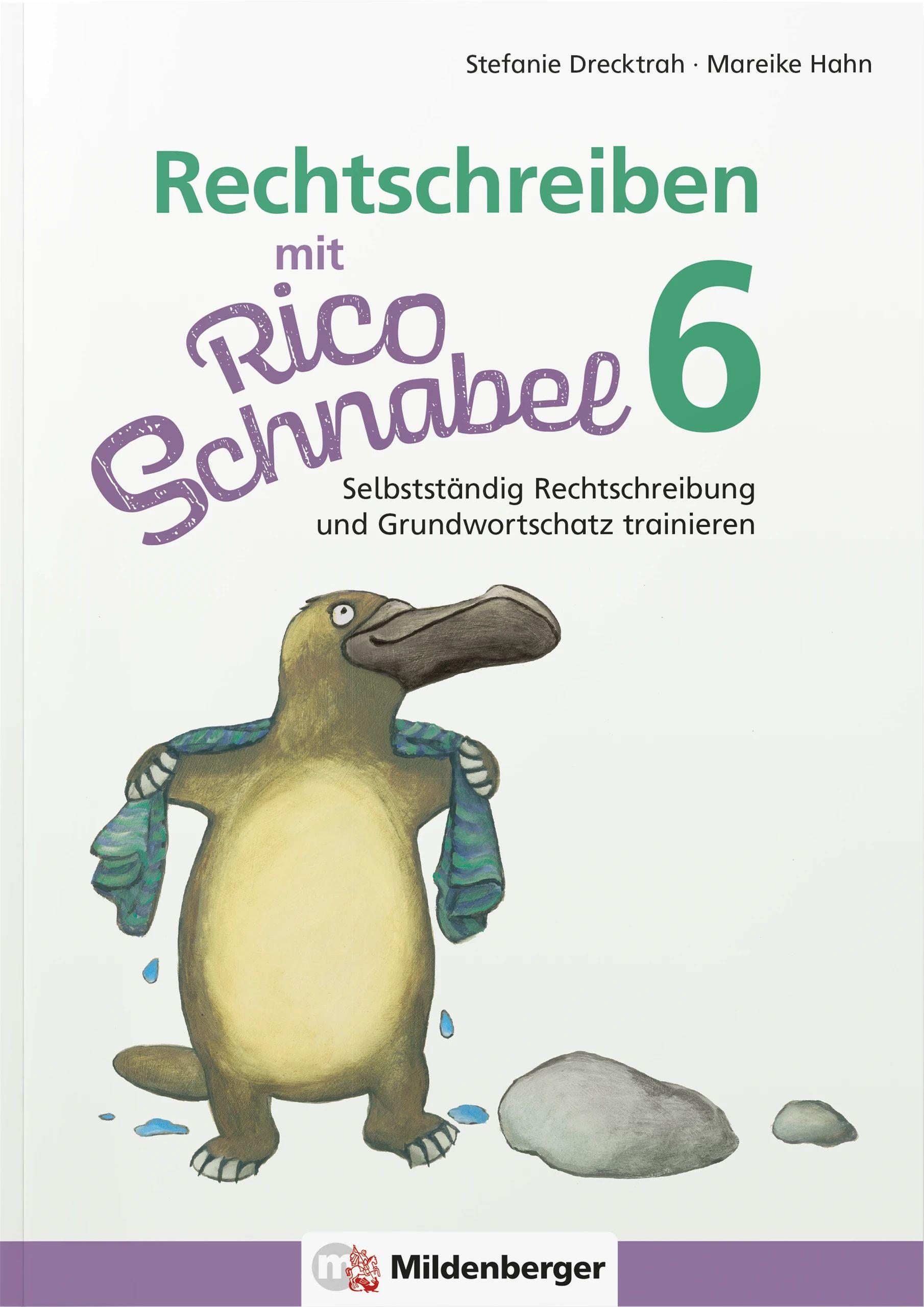 Vorderes Coverbild Rechtschreiben mit Rico Schnabel, Klasse 6