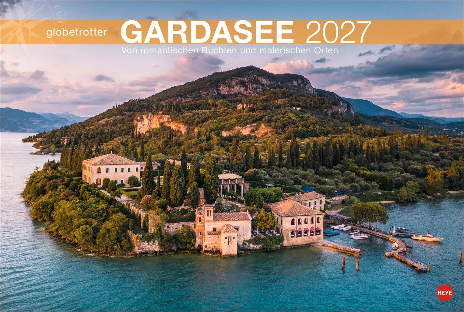 Vorderes Coverbild Gardasee Globetrotter Kalender 2027 - Von romantischen Buchten und malerischen Orten