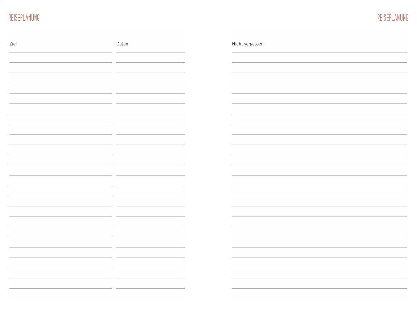 Beispielinhalt (Bild) Mama AG Familienplaner Buch A5 2027