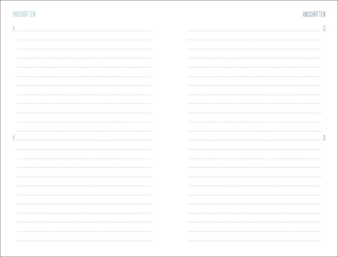 Beispielinhalt (Bild) Mama AG Familienplaner Buch A5 2027