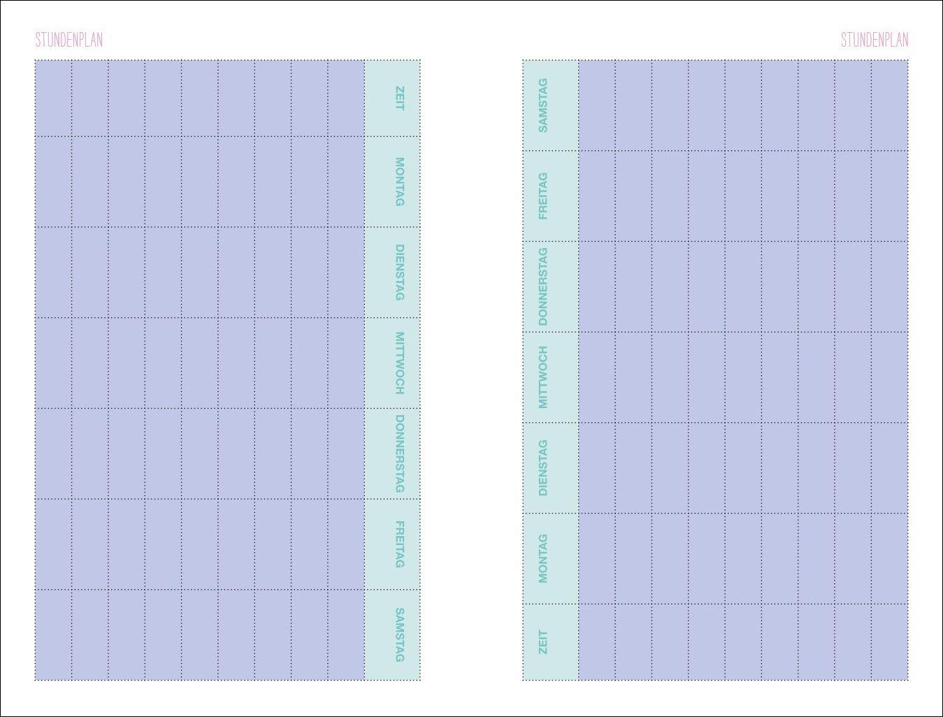 Beispielinhalt (Bild) Mama AG Familienplaner Buch A5 2027
