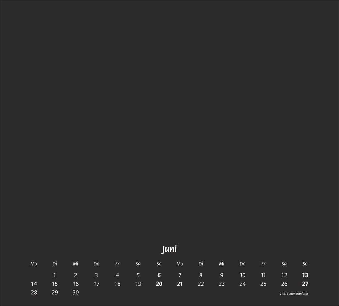 Beispielinhalt (Bild) times&more Bastelkalender schwarz 2027