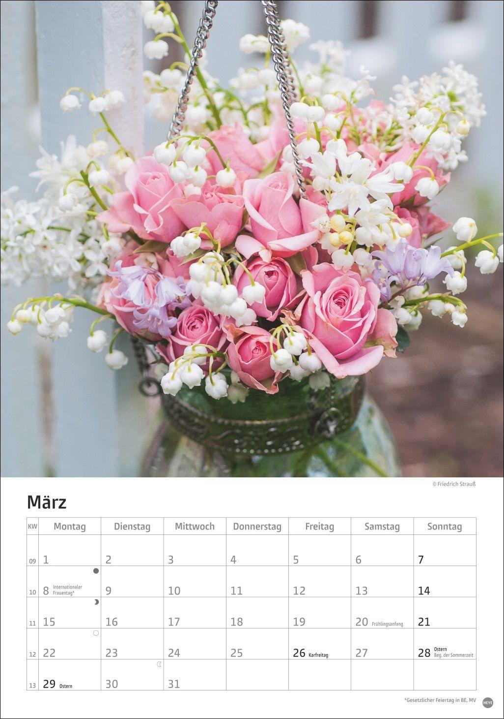 Beispielinhalt (Bild) Rosenpracht Kalender 2027