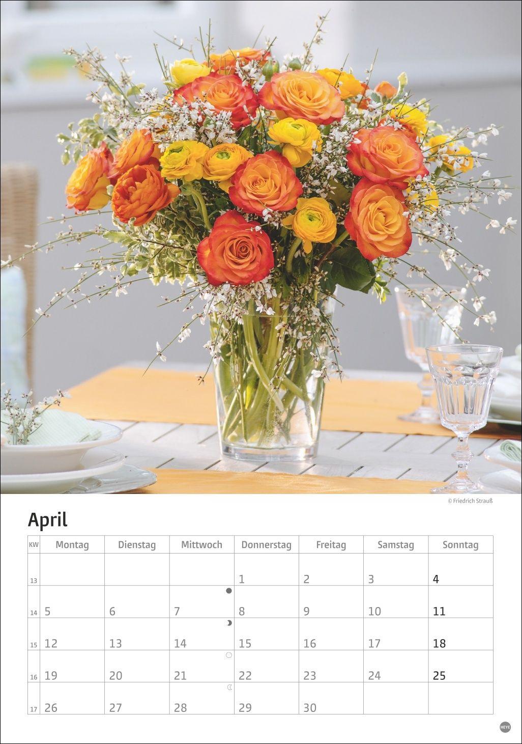 Beispielinhalt (Bild) Rosenpracht Kalender 2027