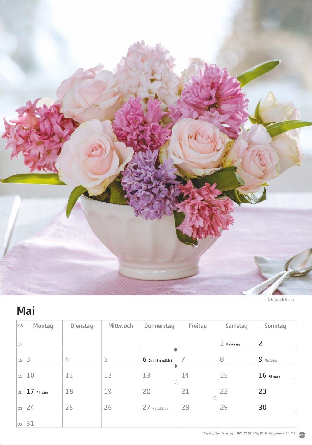 Beispielinhalt (Bild) Rosenpracht Kalender 2027