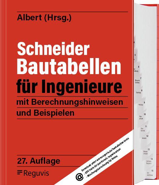 Vorderes Coverbild Schneider - Bautabellen für Ingenieure