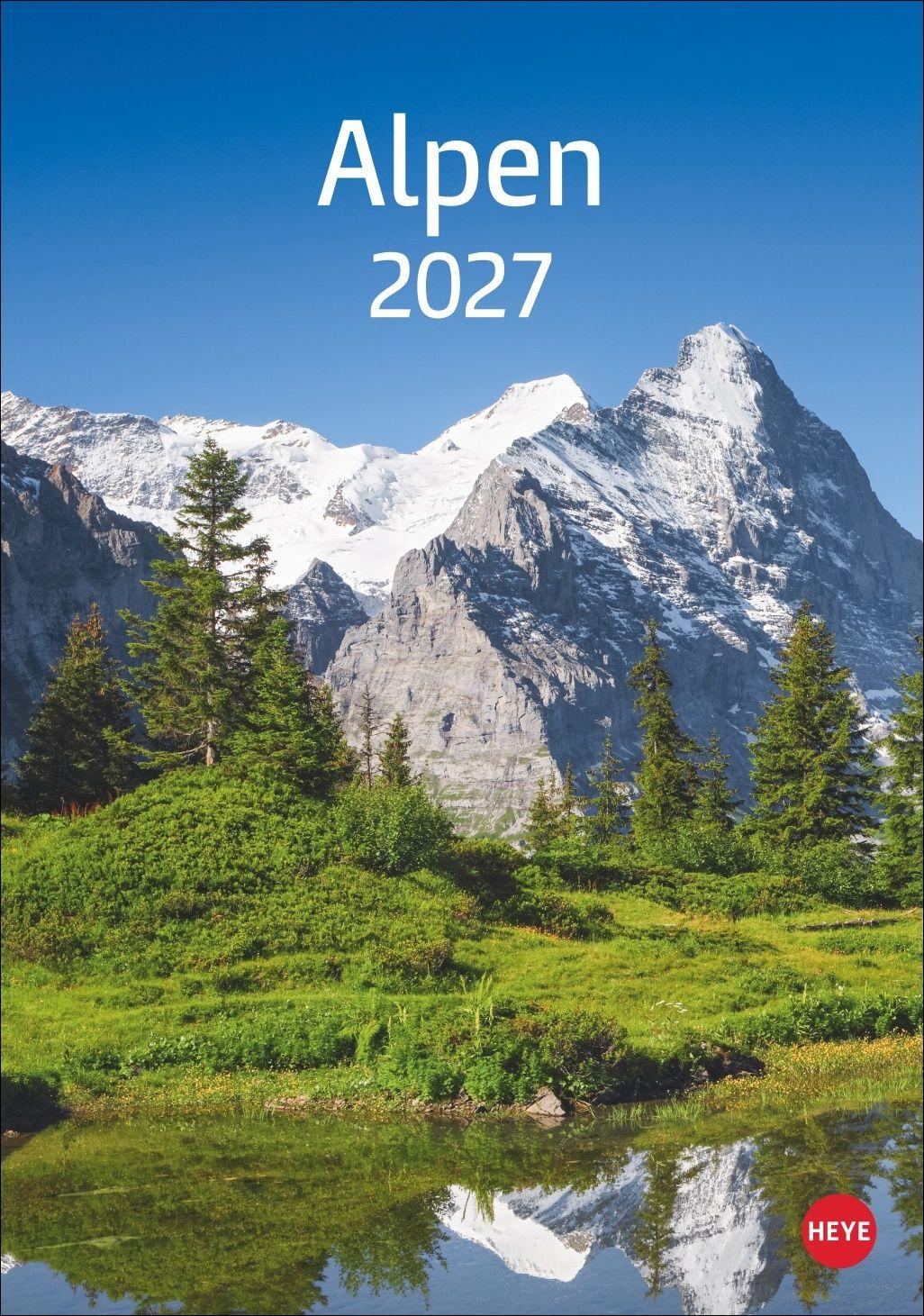 Vorderes Coverbild Alpen Kalender 2027