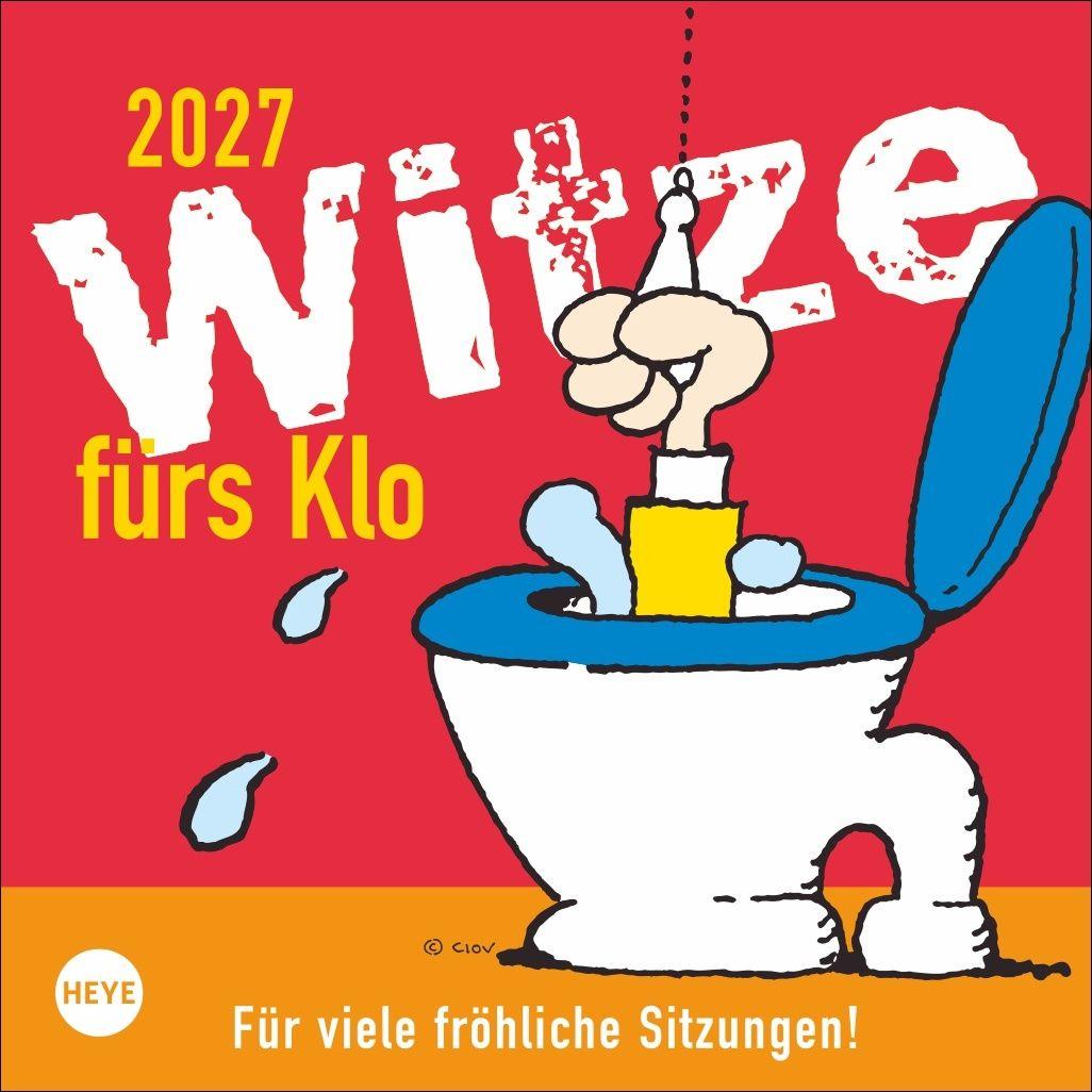 Vorderes Coverbild Witze fürs Klo Kalender 2027