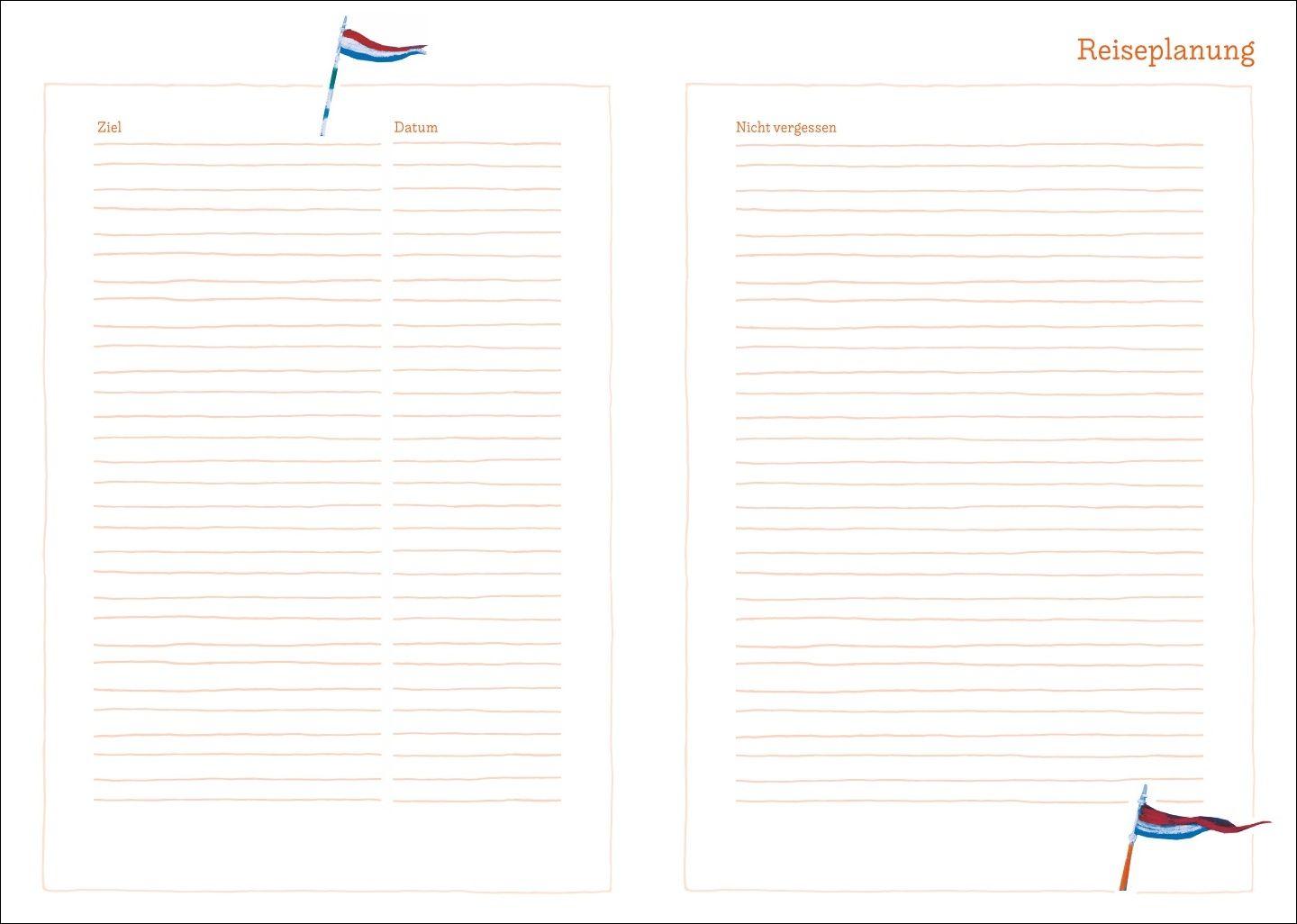 Beispielinhalt (Bild) Rosina Wachtmeister Kalenderbuch A6 2027