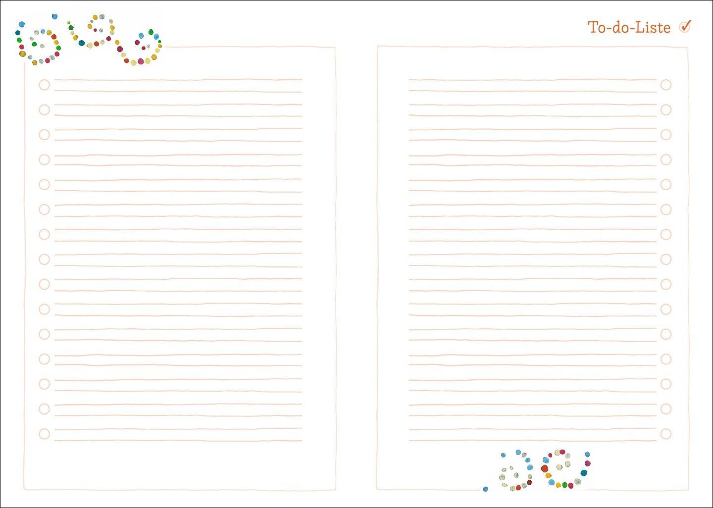 Beispielinhalt (Bild) Rosina Wachtmeister Kalenderbuch A6 2027