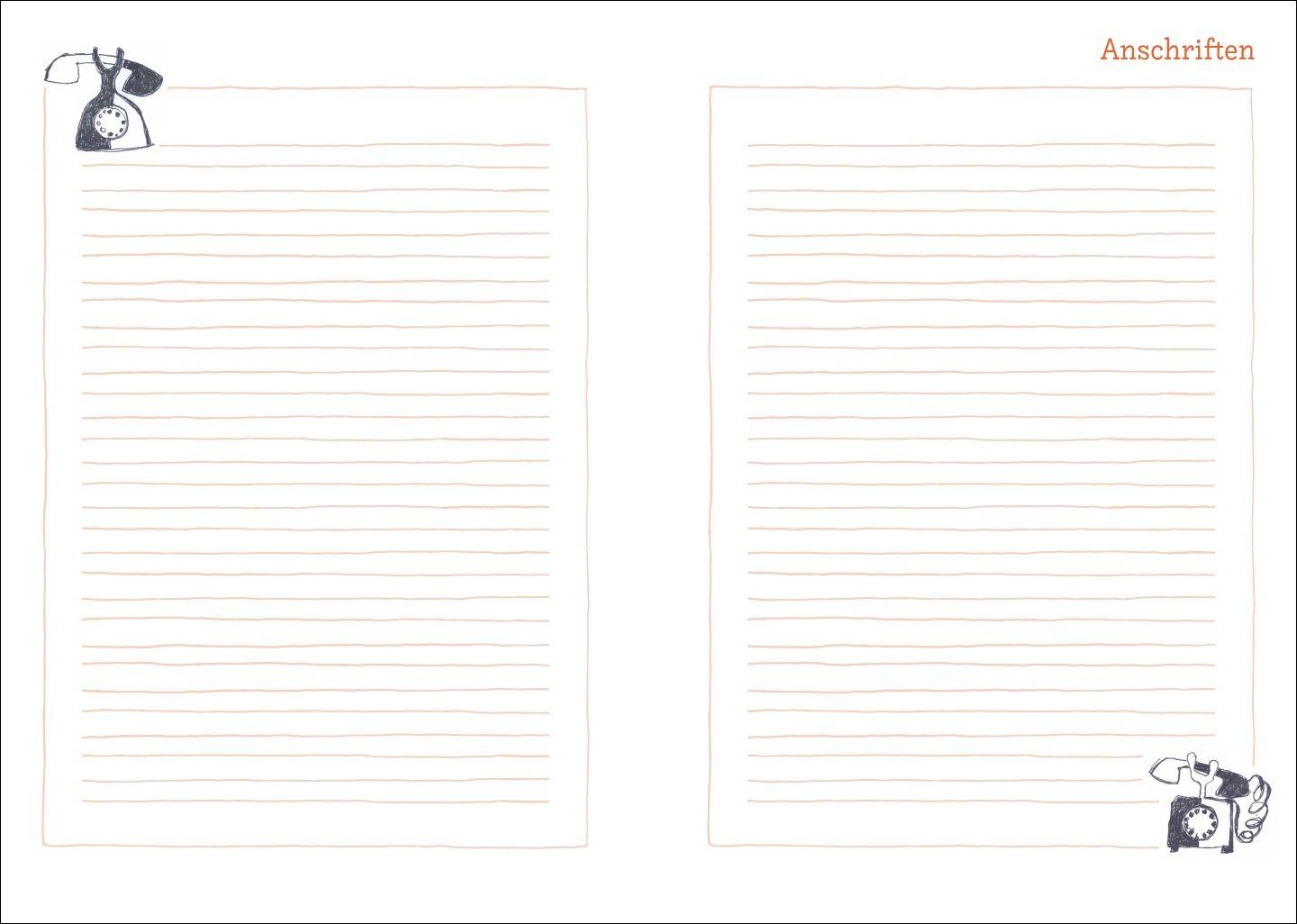 Beispielinhalt (Bild) Rosina Wachtmeister Kalenderbuch A6 2027