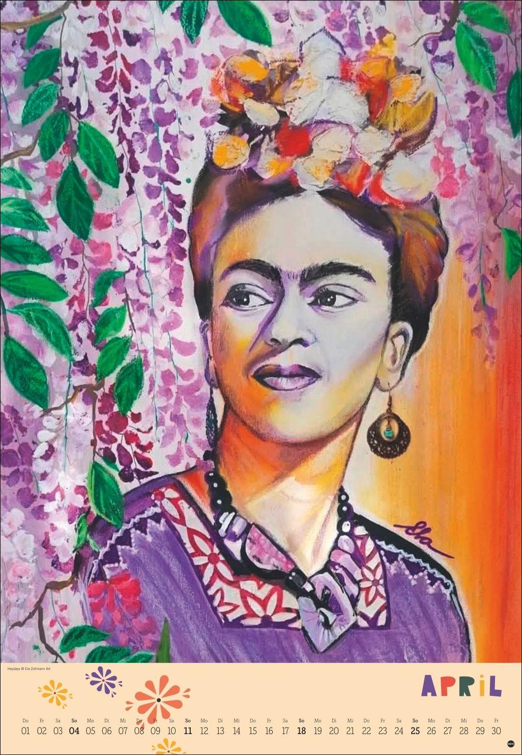 Beispielinhalt (Bild) Frida Posterkalender 2027