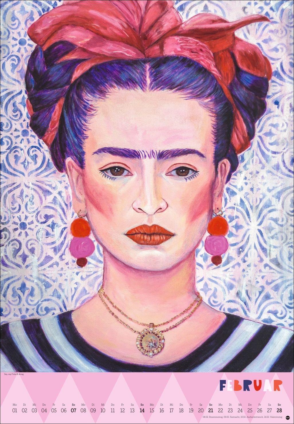 Beispielinhalt (Bild) Frida Posterkalender 2027
