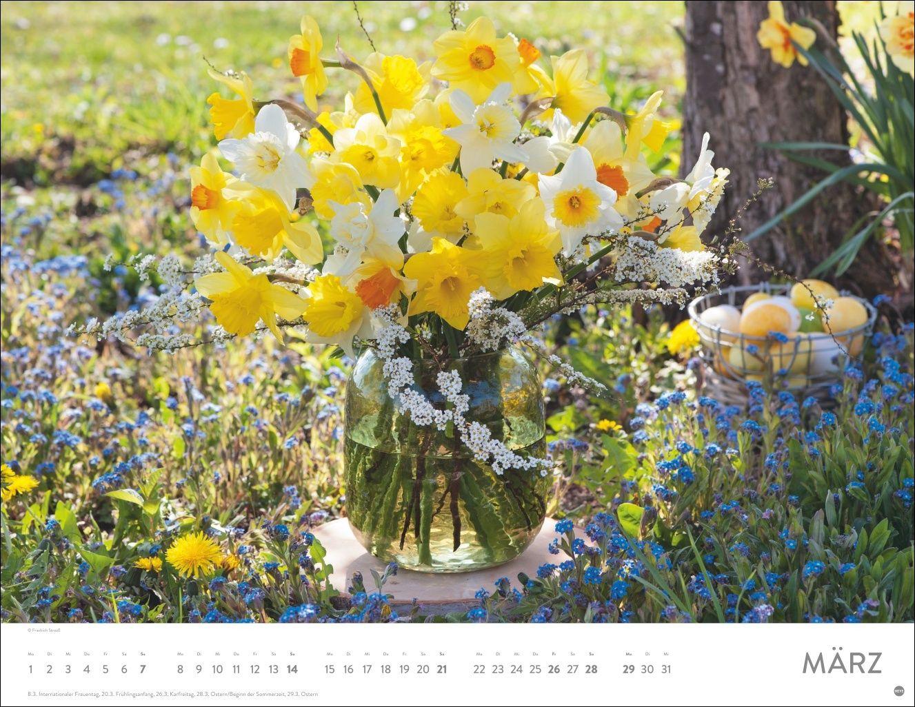 Beispielinhalt (Bild) Blumenpracht Posterkalender 2027