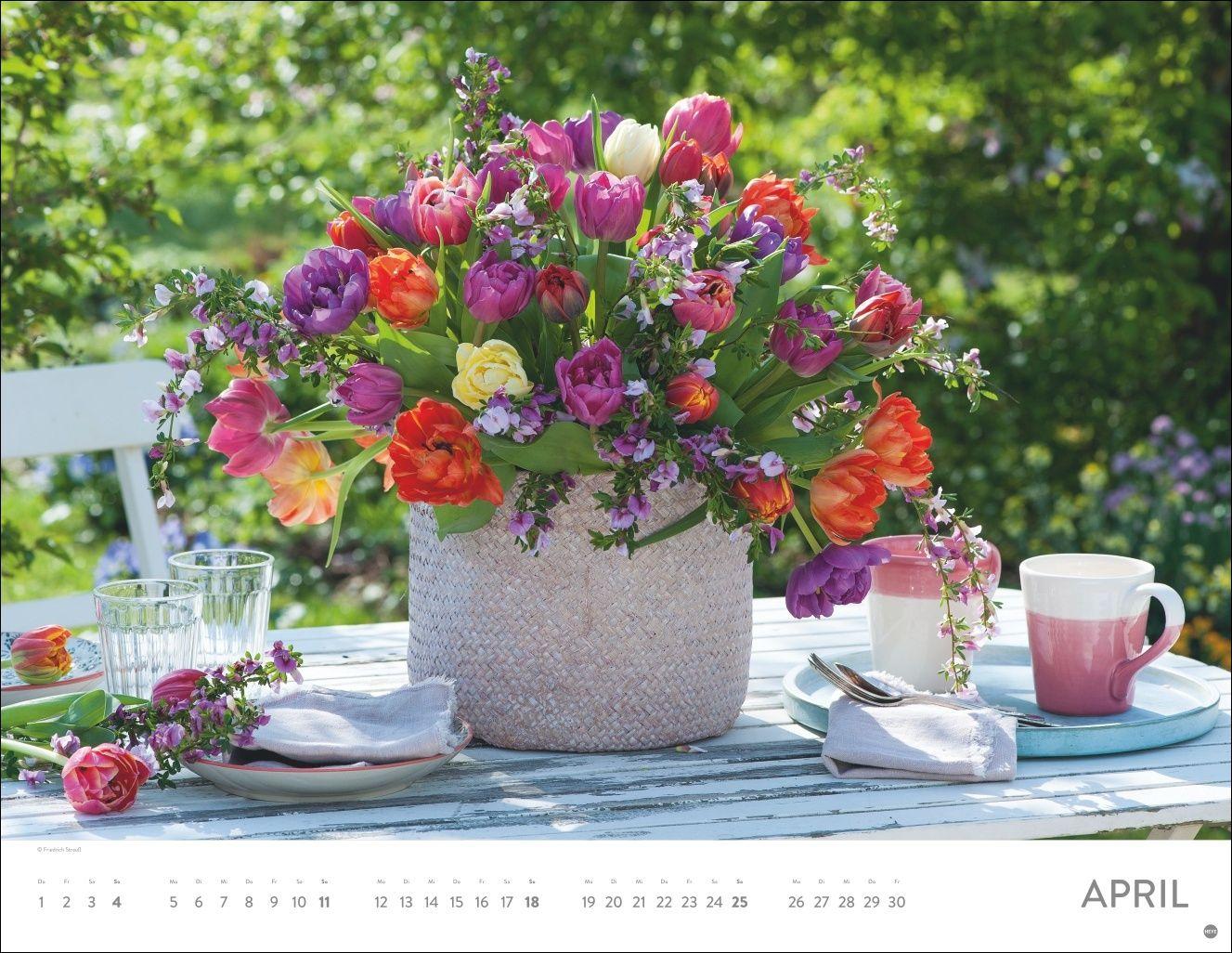 Beispielinhalt (Bild) Blumenpracht Posterkalender 2027