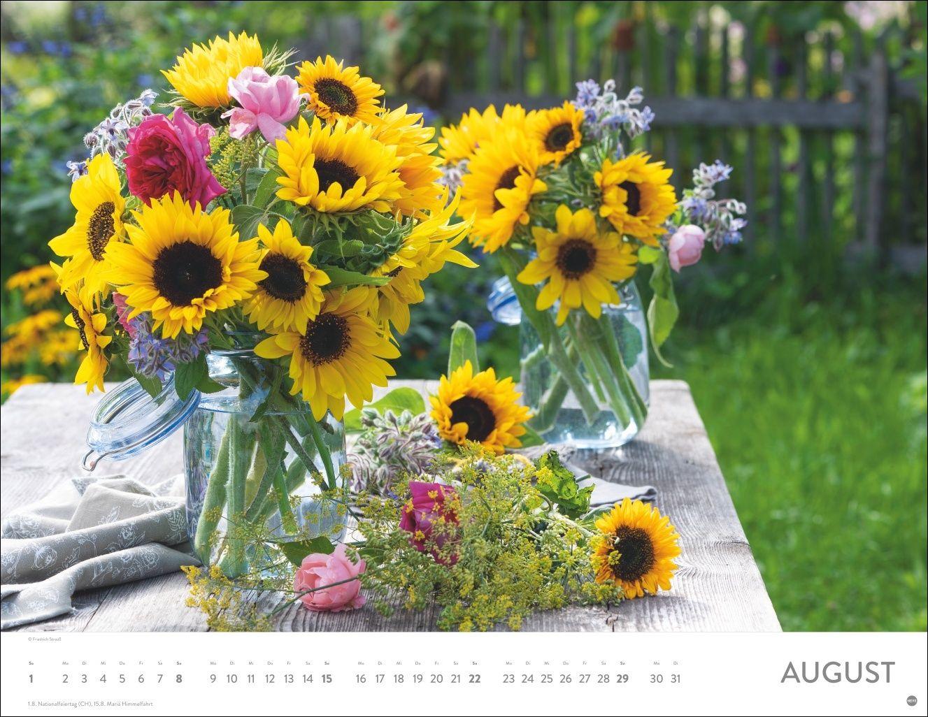 Beispielinhalt (Bild) Blumenpracht Posterkalender 2027