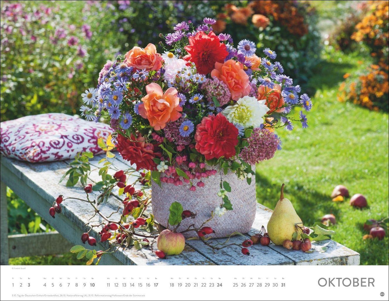 Beispielinhalt (Bild) Blumenpracht Posterkalender 2027