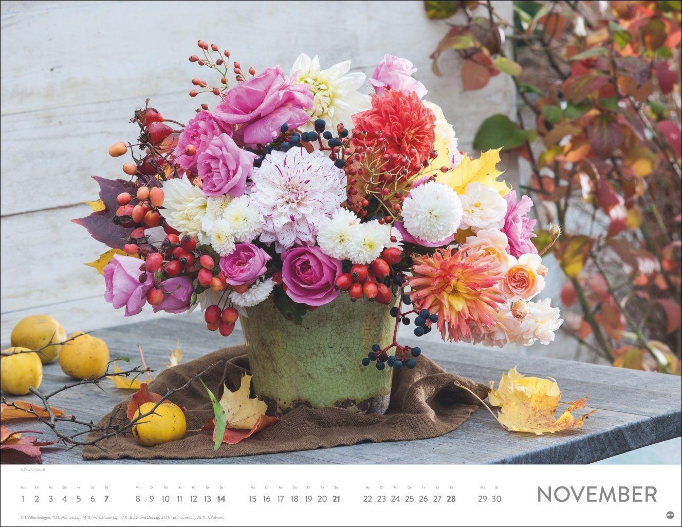 Beispielinhalt (Bild) Blumenpracht Posterkalender 2027