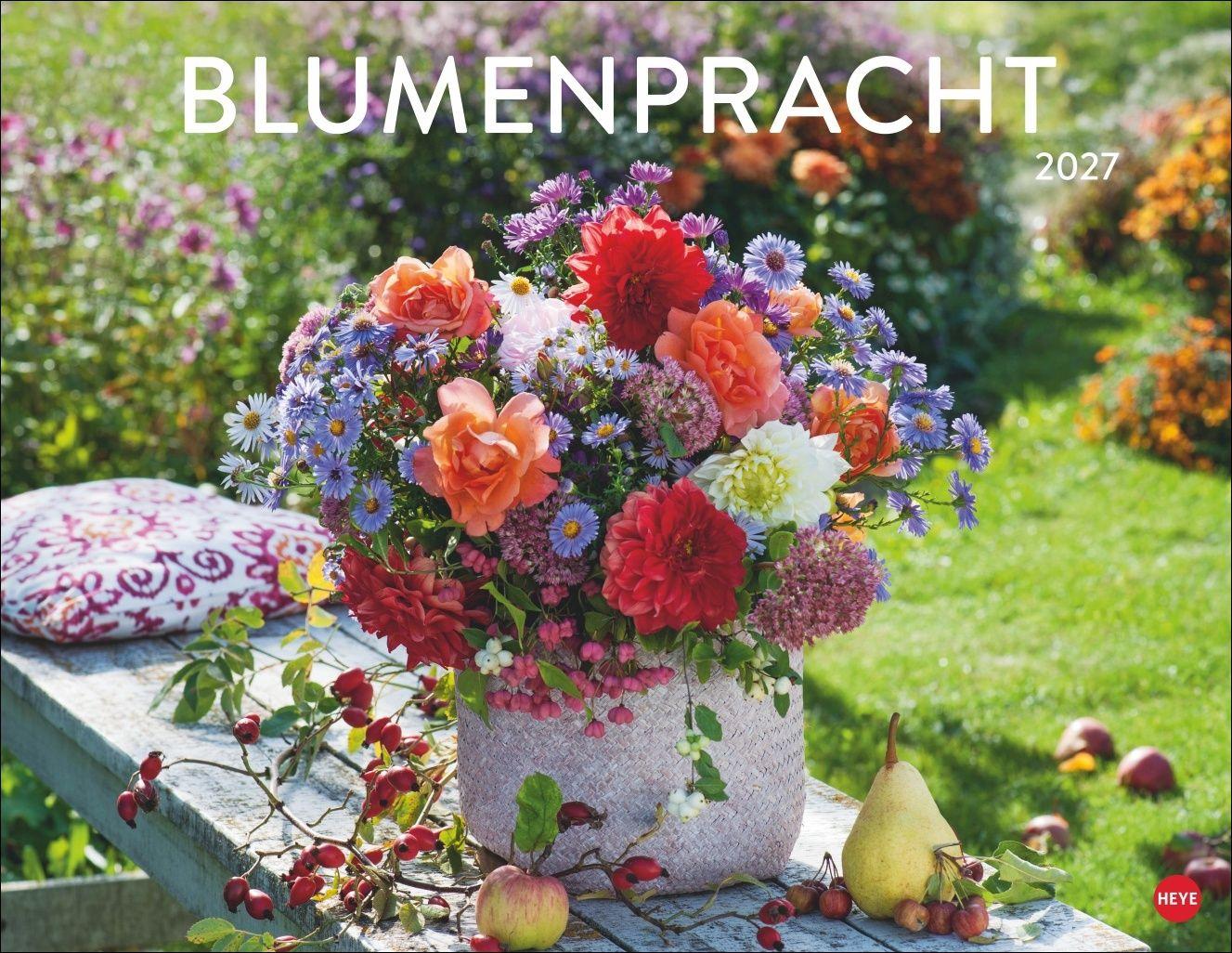 Vorderes Coverbild Blumenpracht Posterkalender 2027