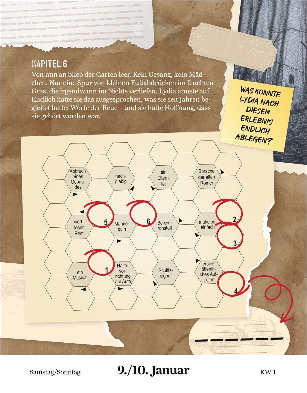 Beispielinhalt (Bild) Stefan Heine Der paranormale Escape-Kalender 2027