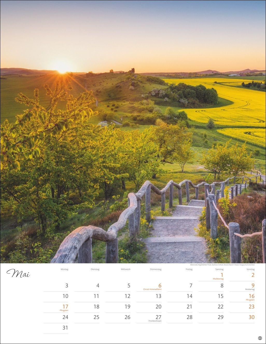 Beispielinhalt (Bild) Wege zum Träumen Posterkalender 2027